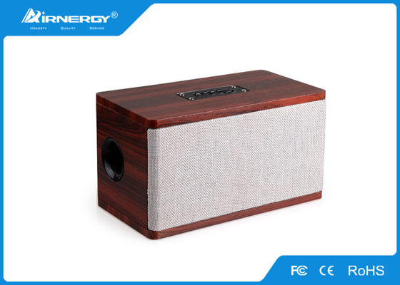 Tous dans un lecteur de musique sans fil de haut-parleur de Bluetooth de tissu avec Shell en bois