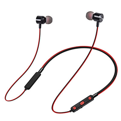 écouteur sans fil de Bluetooth de la batterie 55mah des écouteurs V4.2 de bande d'encolure de sport sans fil de casque